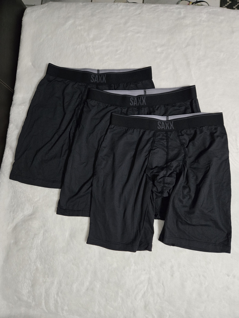 Saxx Quest Quick Dry Mesh 3 Pack Ballpark Pouch Boxer Briefs